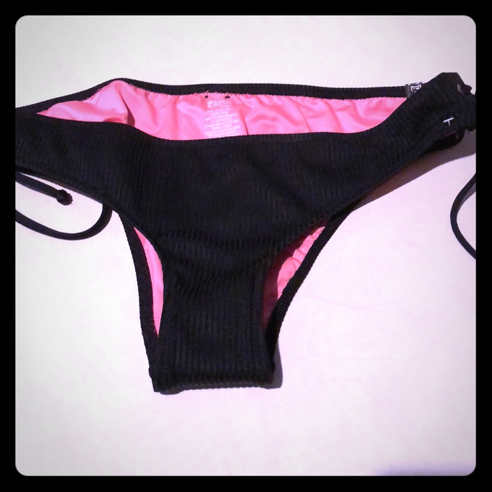 PINK Victoria’s Secret Black Bikini Bottoms